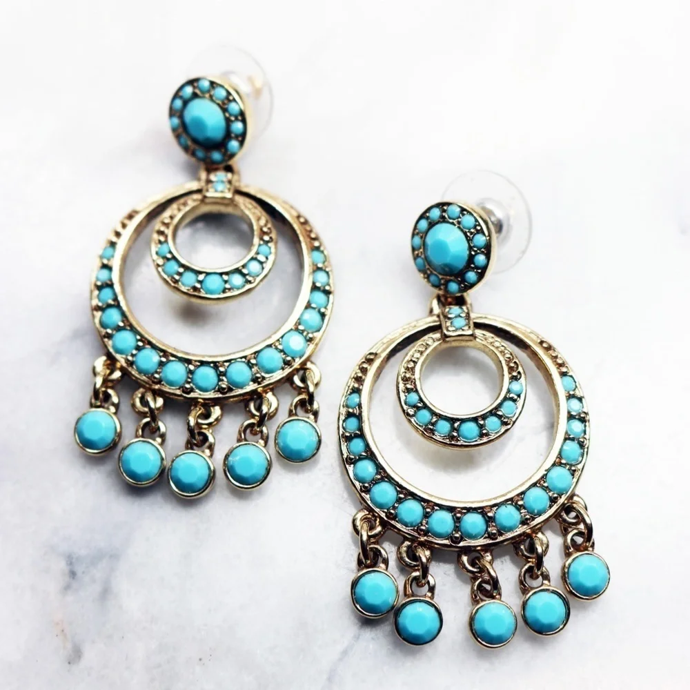 Vintage KENNETH JAY LANE Chandelier Earrings - Picture 11 of 15